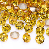 Light Topaz XIRIUS Chaton Shape High Quality Glass Pointed Back Fancy Rhinestones WholesaleRhinestone